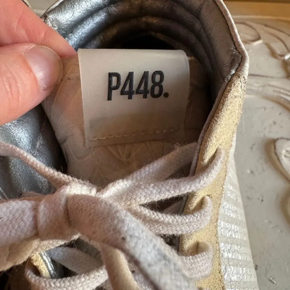 P448 Skate High Top sneaker in cream white women’s 39